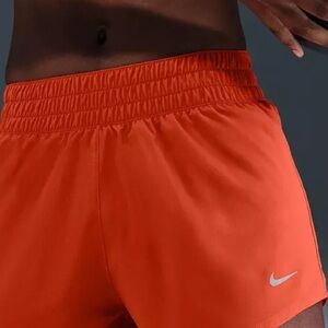 Nike Bright Orange Sports Shorts